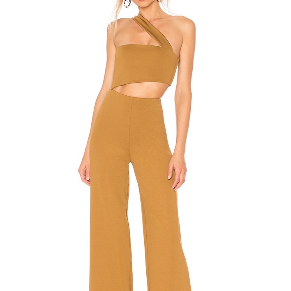 Heart of Harlow jumpsuit nude revolve